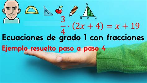 Ecuaciones De Primer Grado Con Fracciones Ejercicio Resuelto Youtube | Images and Photos finder