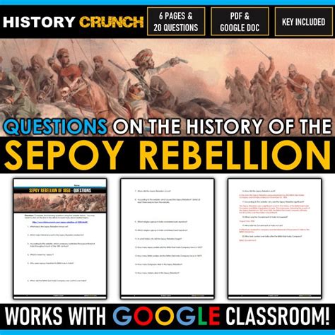 Sepoy Rebellion - Questions and Key (Google Doc Included)