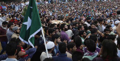 Two lakh across Valley attend Burhan Wani’s funeral