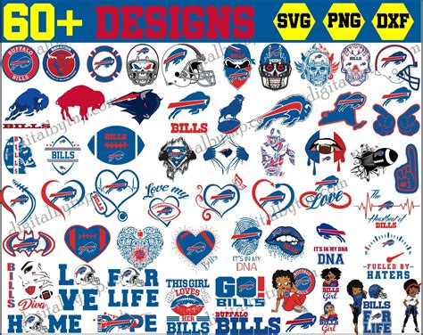 60 Buffalo Bills Svg, Nfl Logo svg bundle,Bills football svg | Inspire ...