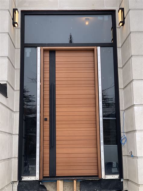 Solid Wood Urban Modern Front Entry Door - Modern Doors