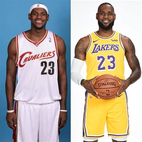 Lebron James Rookie Year Vs Now