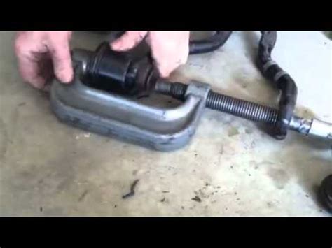 How to replace upper control arm bushings on a 95 Chevy/gmc - YouTube