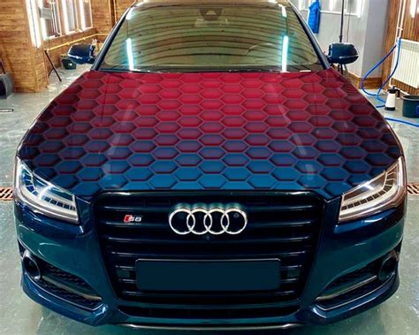 Abstract Honeycomb Car Hood Wrap Autoadhesivo vinilo pegatina | Etsy ...