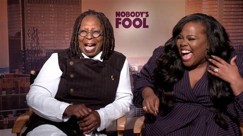 NOBODY'S FOOL Cast Interviews - Whoopi Goldberg and Amber Riley - YouTube