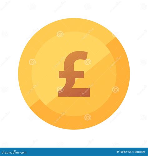 French Franc Coin Icon , Flat Vector Illustration with Sign of Franc Isolated on White Stock ...