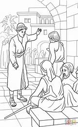 Parable Of the Great Banquet Coloring Page  Free Printable Coloring Pages sketch template