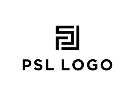 Premium Vector | Psl logo design vector illustration