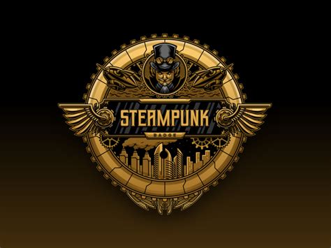 Steampunk Logo Badge by Bayu Risna Putra | bayuRIP on Dribbble