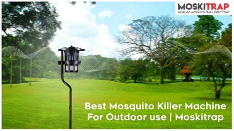 Best Mosquito Killer Machine For Outdoor use | Moskitrap - YouTube