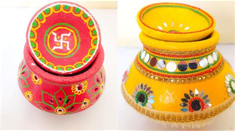 DIY...GARBA !! Innovative Pot/Garba Decoration Idea For Navratri ...