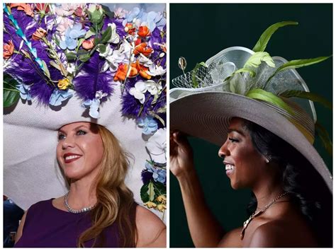 Photos show the biggest and best hats from the 2023 Kentucky Derby ...