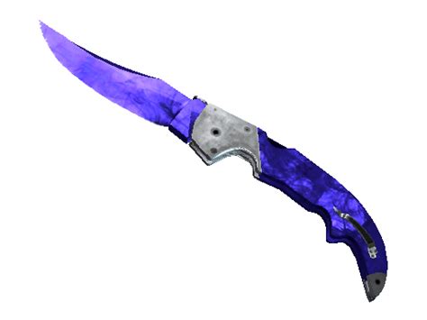 Falchion Knife | Doppler Sapphire — skin on CS:GO/CS2 Wiki by CS.MONEY