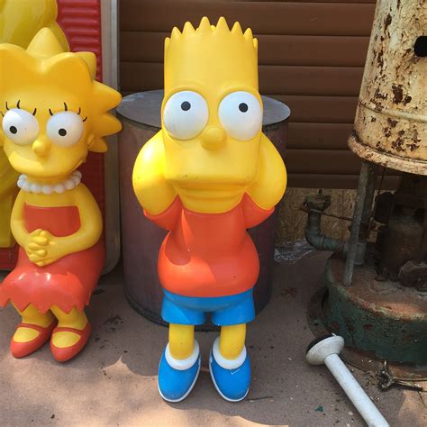 Original Bart Simpson Statue / Promotional Movie Props / The Simpsons / Movie Advertising / The ...