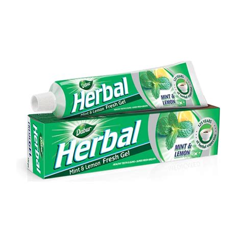 Dabur Herbal Mint & Lemon Toothpaste – 140g – ShopOnClick