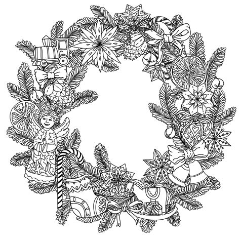 Christmas Zentangle Coloring Pages at GetColorings.com | Free printable colorings pages to print ...