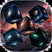 Download 3D Galaxy Cube Live Wallpaper android on PC
