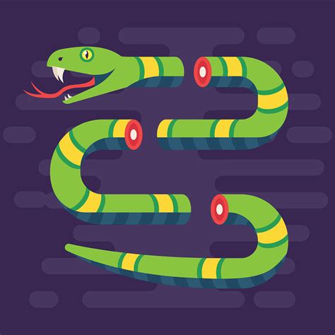 Snake Vector Illustration 208503 Vector Art at Vecteezy