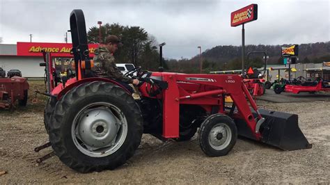 SOLD--Massey Ferguson 2605 Tractor & Loader For Sale $14900. Munfordville Ky - YouTube