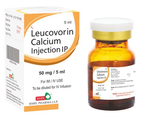 INJ.LEUCOVORIN CALCIUM 50 MG | RMPL Pharma LLP | CPHI Online