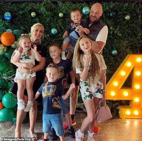 Tyson Fury's wife Paris hits back at those saying she has 'nanny to bring up her kids' and ...