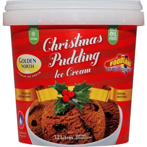 Golden North Christmas Pudding Ice Cream – Gluten Free Products of ...