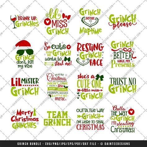 Image Result For Free Grinch Characters Svg Files Cri - vrogue.co