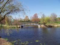 Monet Bridge In Park In Autumn Free Stock Photo - Public Domain Pictures