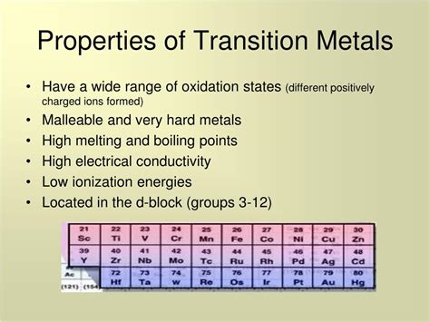 PPT - Transition Metals PowerPoint Presentation, free download - ID:2275684