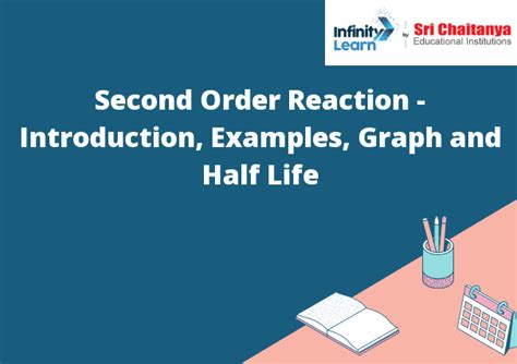 Second Order Reaction - Introduction, Examples, Graph and Half Life