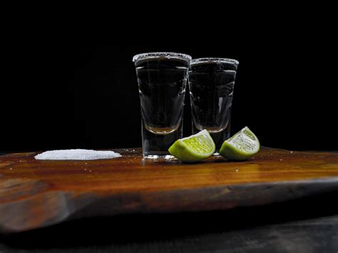 Two tequila silver shots 4733757 Stock Photo at Vecteezy