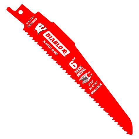 Diablo Steel Demon 8/10 TPI (Full Body) 25 Pack Reciprocating Saw Blade - Annex Tools