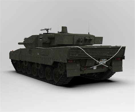 ArtStation - Leopard 2A6 Tank | Game Assets