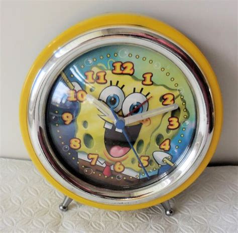 SpongeBob SquarePants Alarm Clock (2012) [VHTF] (EUC) | eBay