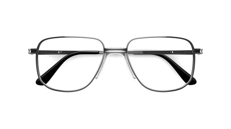 Specsavers Men's glasses MANFRED | Gunmetal Square Metal Frame £90 | Specsavers UK