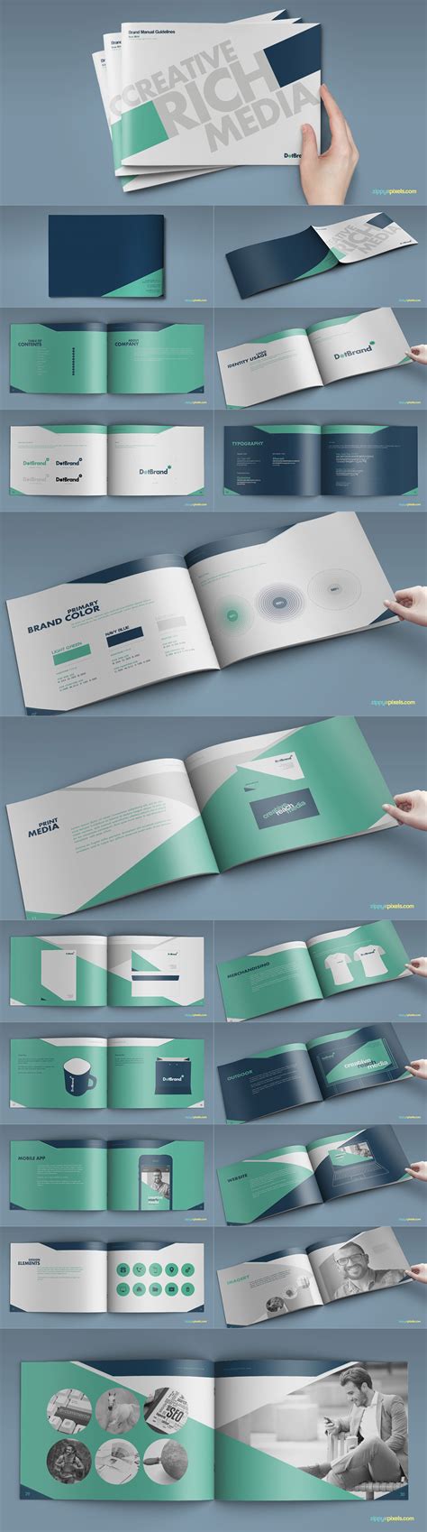 Style Guide & Brand Book Templates - Design Resources