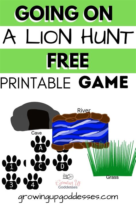 Going on a Lion Hunt Free Printable Game | Jungle animals preschool, Safari activities, Relay ...