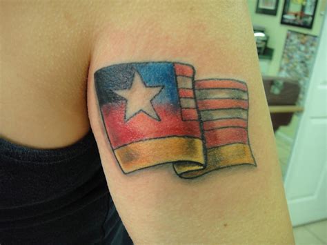 German American Flag tattoo I did | Flickr - Photo Sharing!