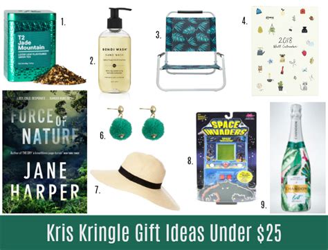 Kris Kringle Gift Ideas Under $15, $25 and $50 - Style & Shenanigans