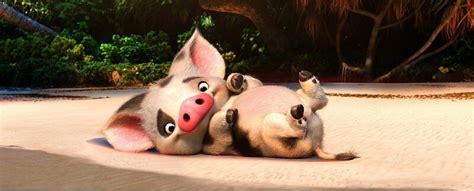 VIDEO: Say hello to Pua the pig! The cutest character in the upcoming movie 'Moana' | Inside the ...