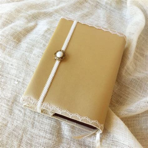 Gold book cover , book case , Bible cover , Bible case , lace cover ,Siddur Cover, bookmark ...