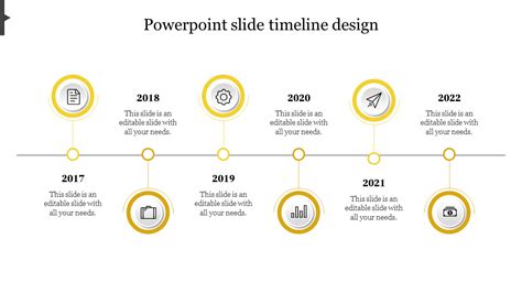 Elegant PowerPoint Slide Timeline Design Templates