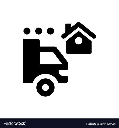 Home delivery icon Royalty Free Vector Image - VectorStock