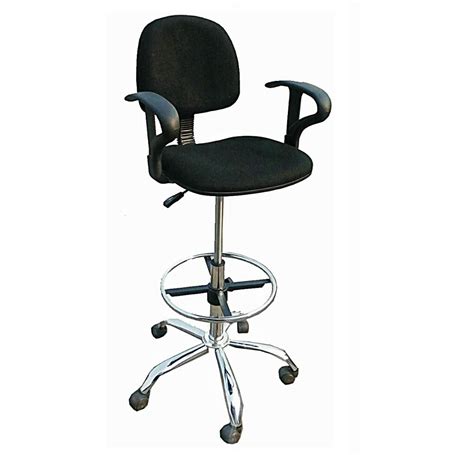 Cashiers Office High Swivel Chair With Armrest