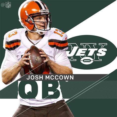 Josh McCown Jets | NFL on Instagram: “@nyjets have signed QB Josh McCown to a ... | Cleveland ...