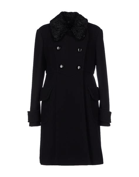 Lyst - Miu miu Coat in Black