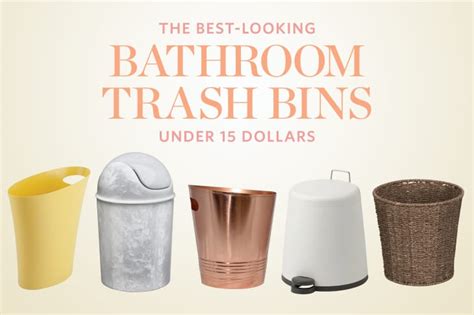 Stylish Small Bathroom Trash Cans for $15 or Less | Apartment Therapy