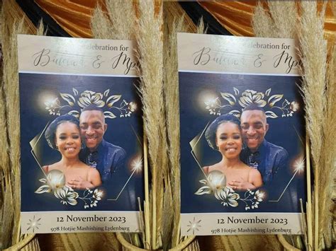 'She was supposed to walk down the aisle' - Zahara's wedding invitation ...