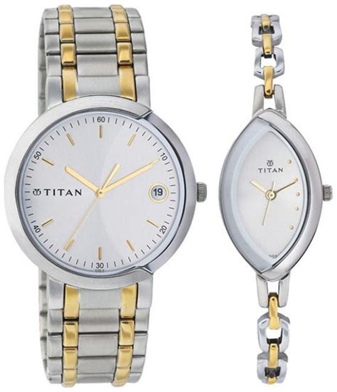 Buy Titan Ne19632963Bm01 Men Couple Watch Online at Low Prices in India ...