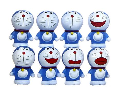 3.5*5.5cm Anime Cartoon Cute Doraemon Mini Resin Figure Model Toys Dolls 8pcs/set Child Toys ...